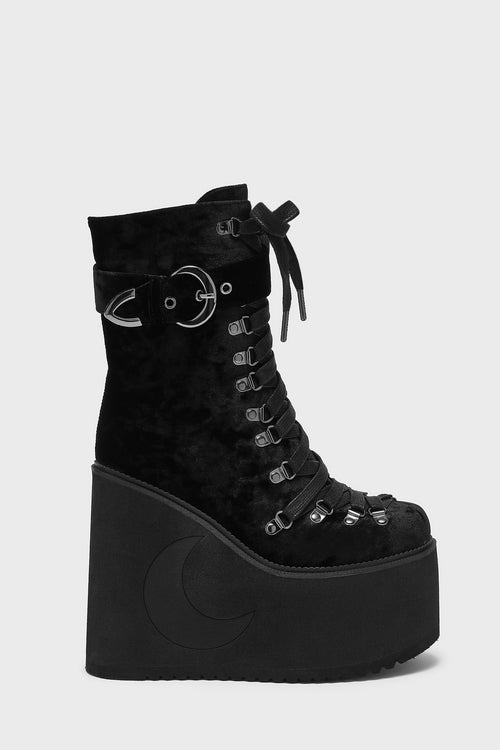 killstar Mournful Steps Boots Black