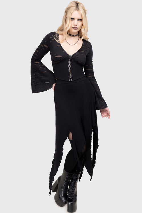 Killstar Mourning Glen Top Black