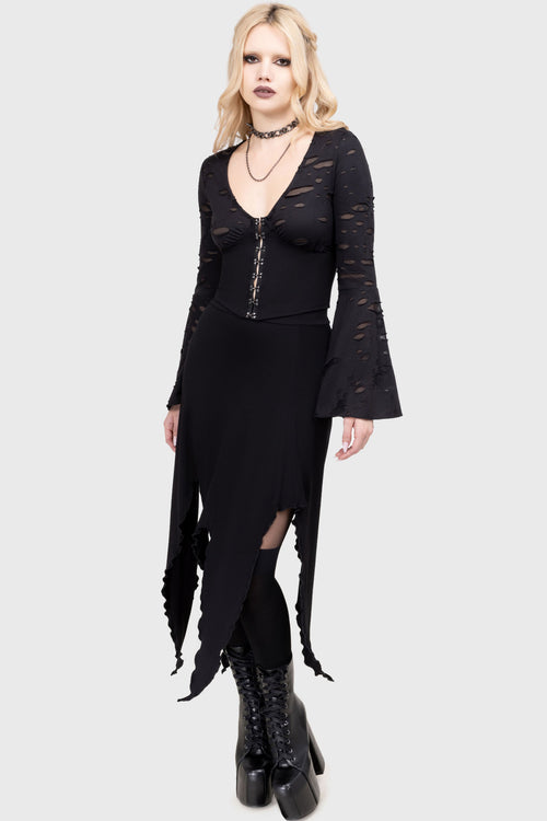 Killstar Mourning Glen Top Black