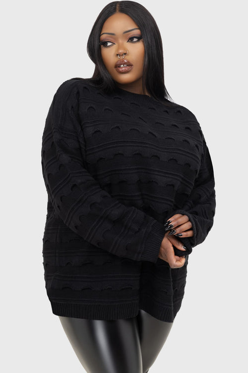 Killstar Murkwood Sweater Black