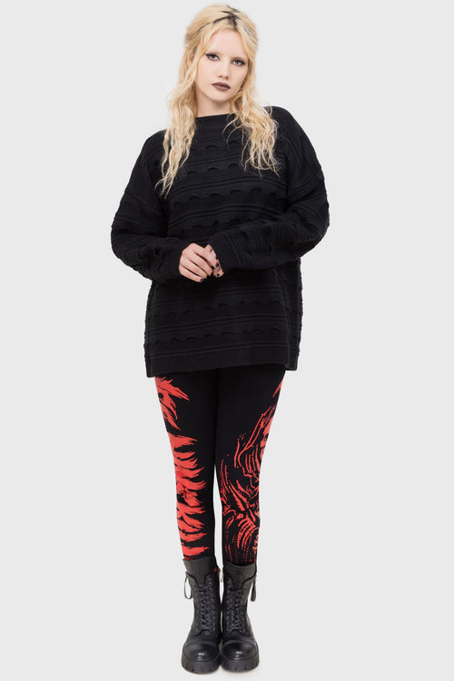 killstar Murkwood Sweater Black