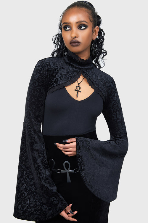 Killstar Mystic Coil Bolero Black