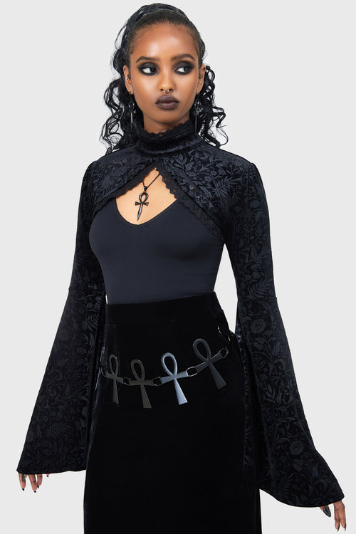 Killstar Mystic Coil Bolero Black
