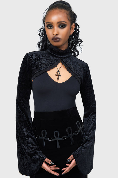 Killstar Mystic Coil Bolero Black