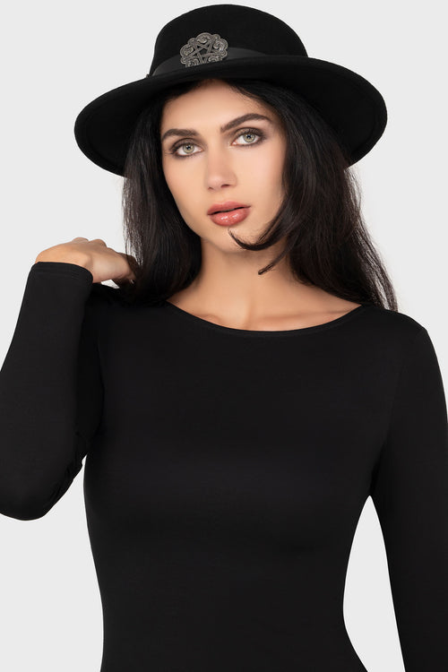 Killstar Mystic Maven Concho Hat Black