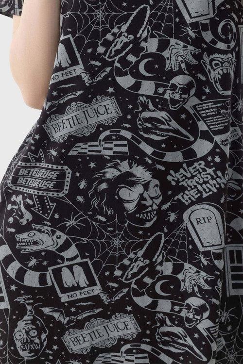 Killstar Never Trust The Living Dress Black/Grey