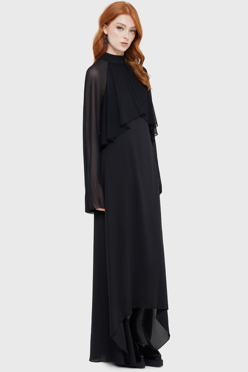 Killstar Night Coil Dress Black