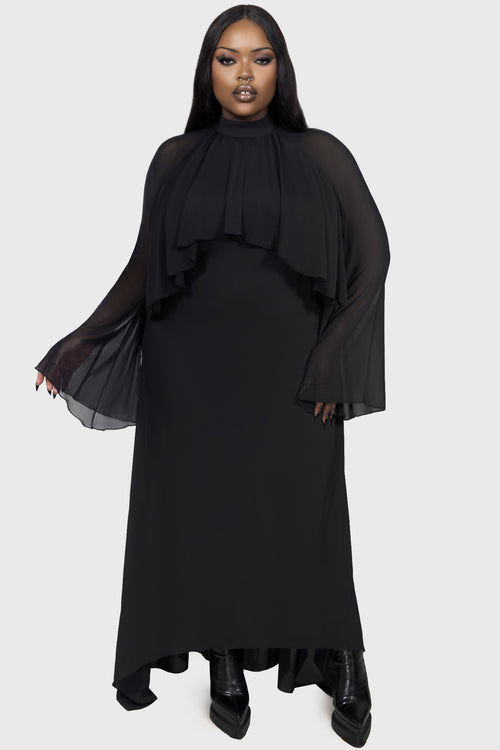 Killstar Night Coil Dress Black