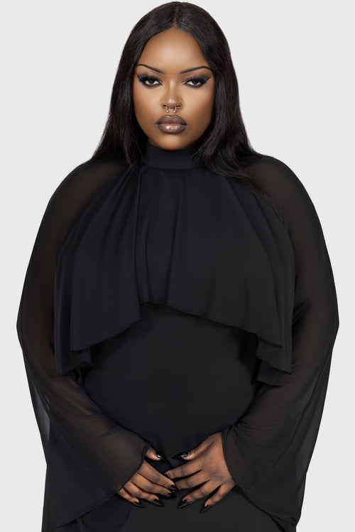 Killstar Night Coil Dress Black