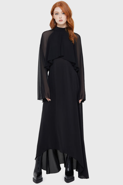 killstar Night Coil Dress Black