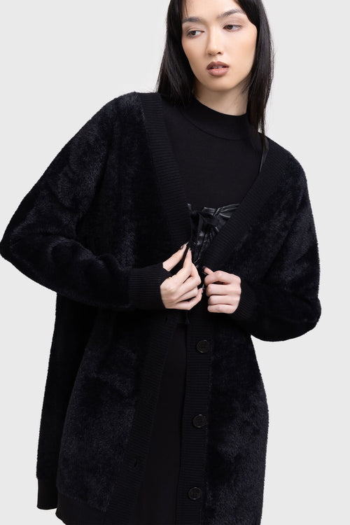 Killstar Night Nomad Cardigan Black