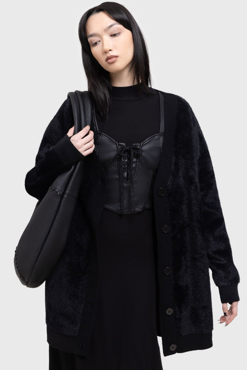Killstar Night Nomad Cardigan Black