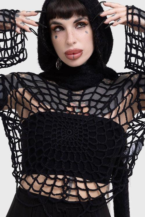 Killstar Night Trap Sweater Black