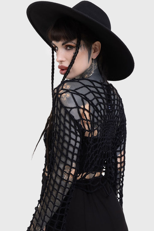 killstar Night Trap Sweater Black