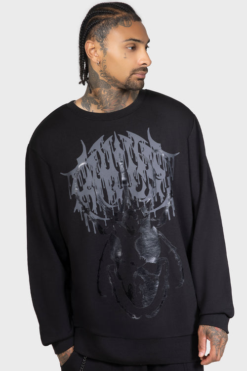 Killstar Nightcrawler Sweatshirt Black