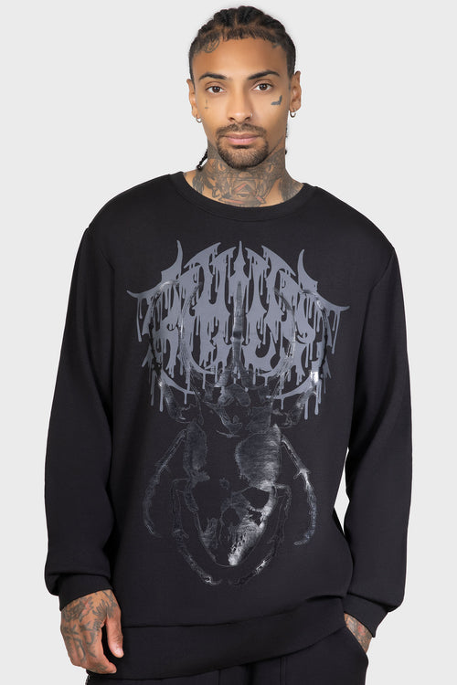 killstar Nightcrawler Sweatshirt Black
