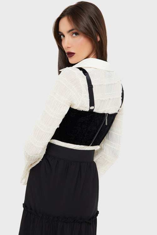 Killstar Nightrein Corset Black