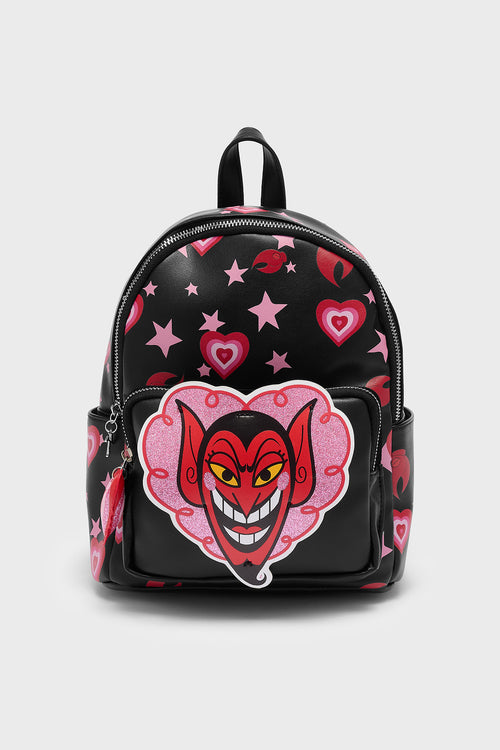 killstar Nobody Does Evil Like I Do Backpack Black