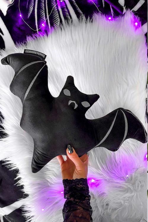 killstar Noctem Shaped Cushion Black
