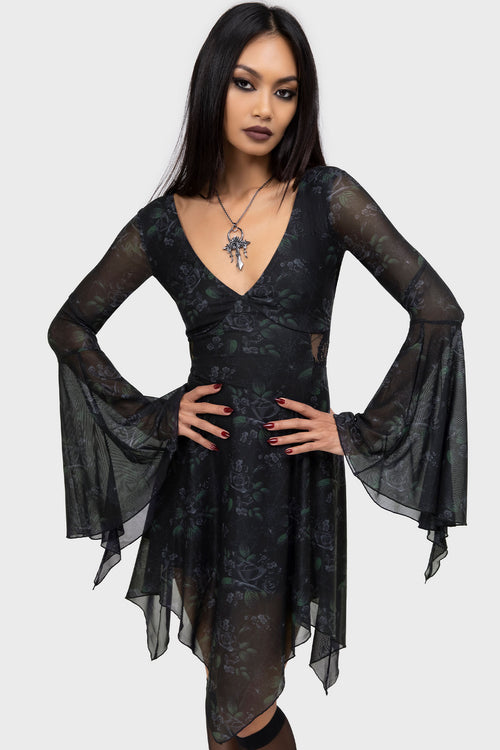 Killstar Nocturnal Grove Dress Black