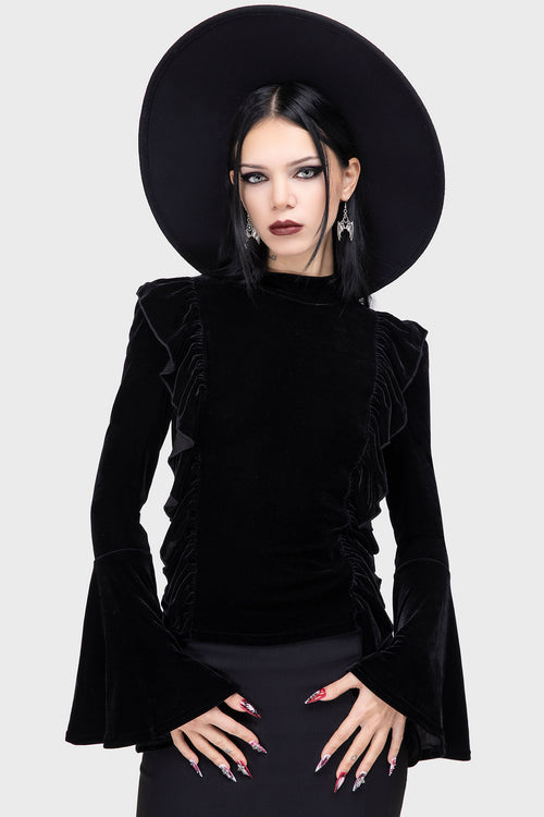 Killstar Noxine Top Black