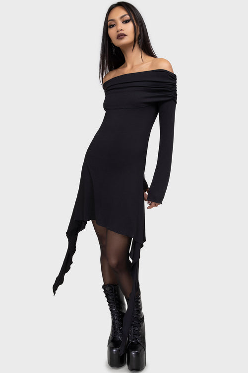 Killstar Nyctophilia Dress Black
