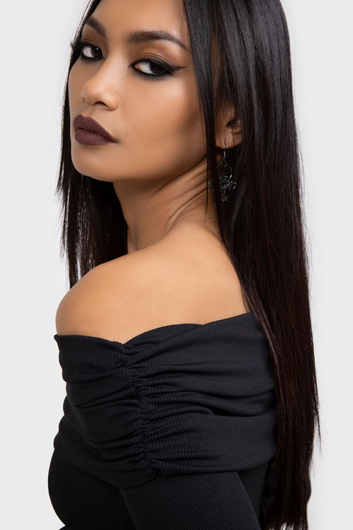 Killstar Nyctophilia Dress Black