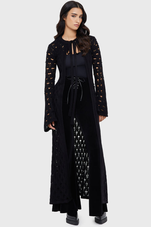 Killstar Nymeria Cardigan [BLACK] Black