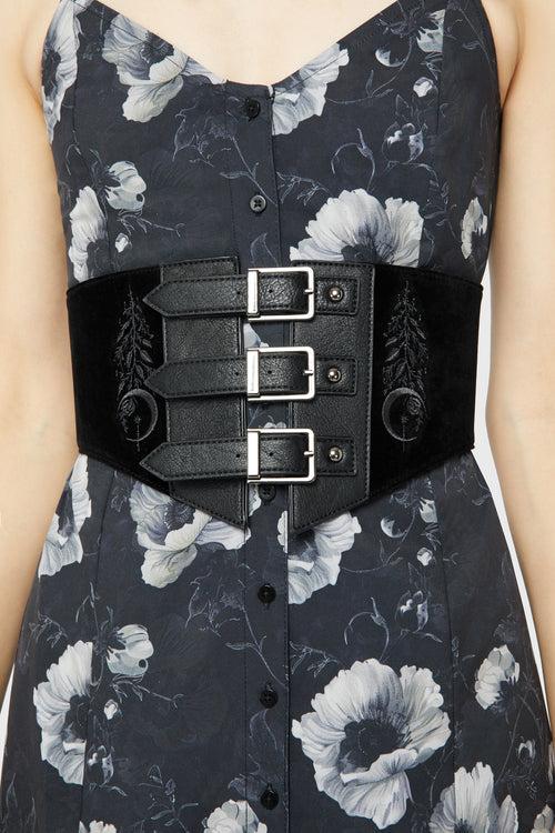 Killstar Nyx Garden Belt Black