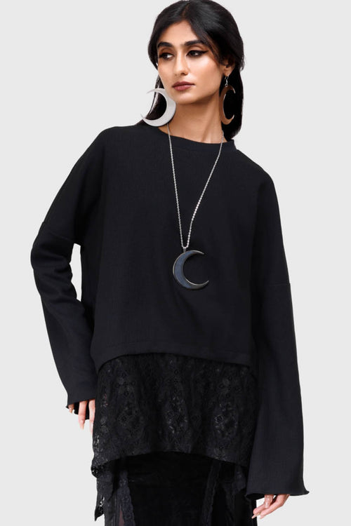 Killstar Obsidian Blitz Sweatshirt Black