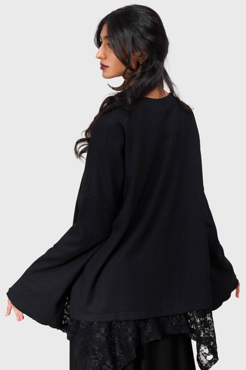 Killstar Obsidian Blitz Sweatshirt Black