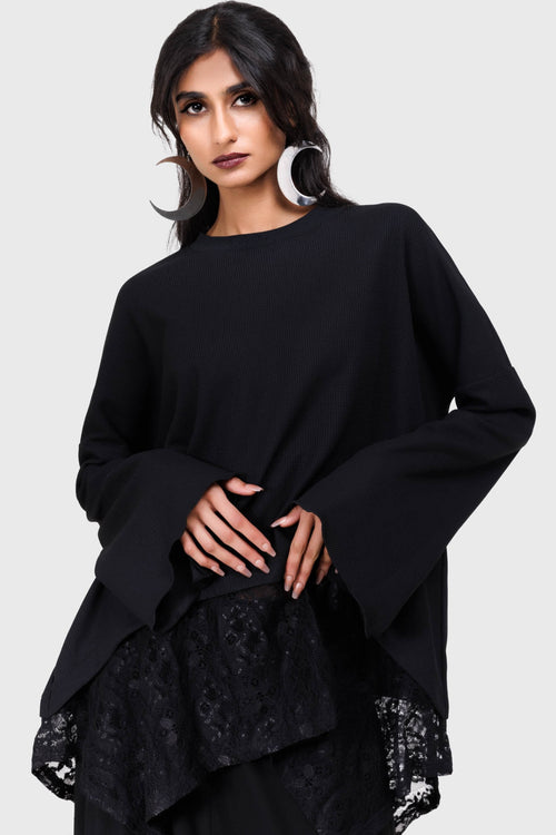 killstar Obsidian Blitz Sweatshirt Black