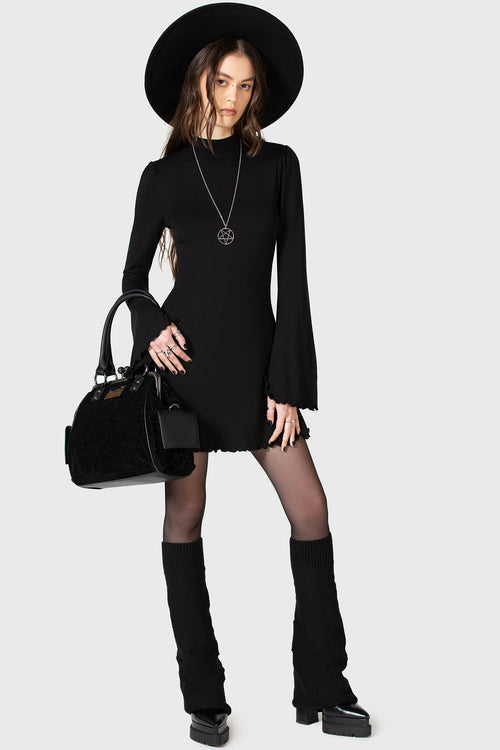 Killstar Of The Blade Mini Dress Black