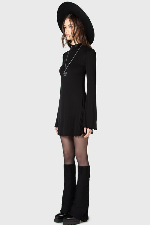 Killstar Of The Blade Mini Dress Black