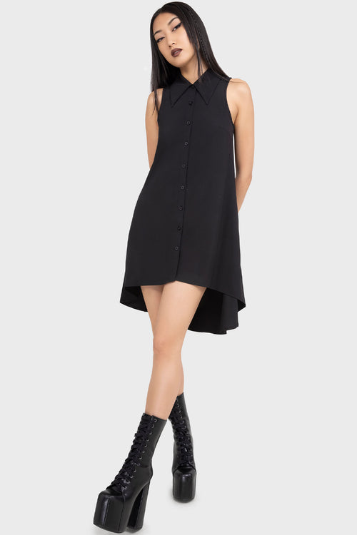 Killstar Olde Night Dress Black