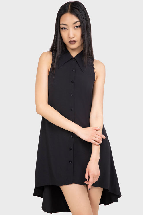 killstar Olde Night Dress Black