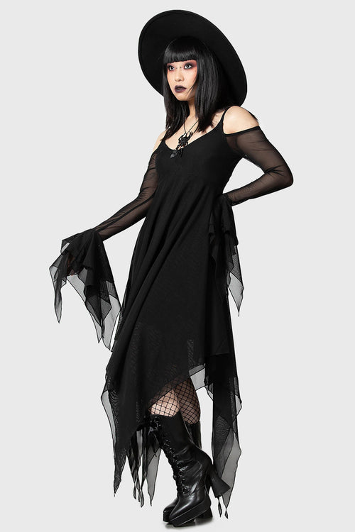 Killstar Omen Crush Dress Black
