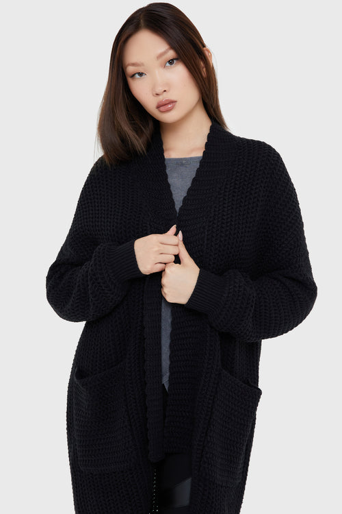 Killstar Onyx Cloud Cardigan Black