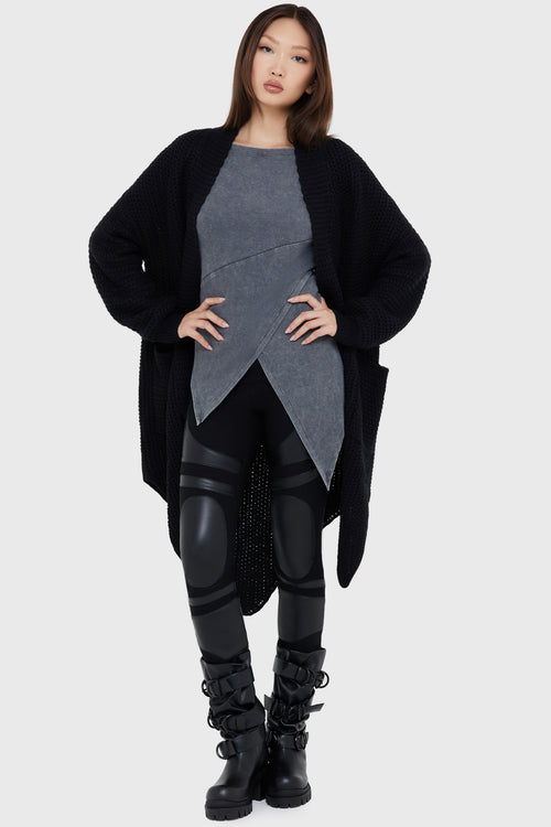 Killstar Onyx Cloud Cardigan Black