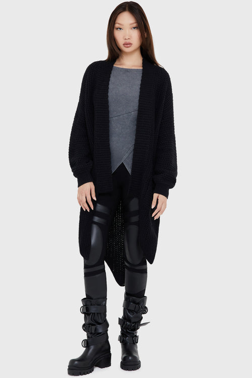 killstar Onyx Cloud Cardigan Black