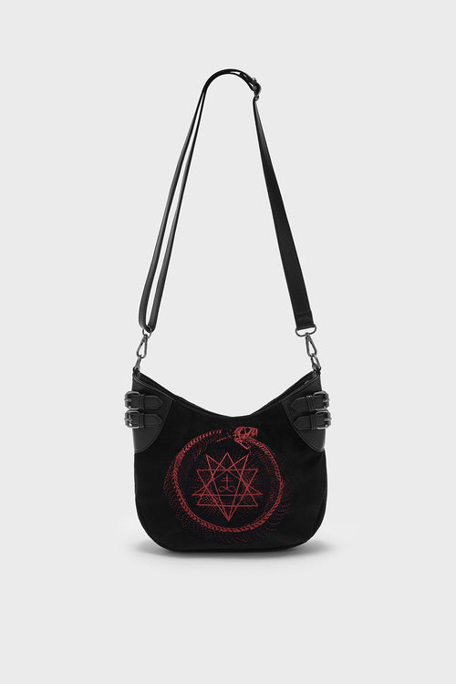 killstar Ouroboros Infinitus Handbag Black/Red