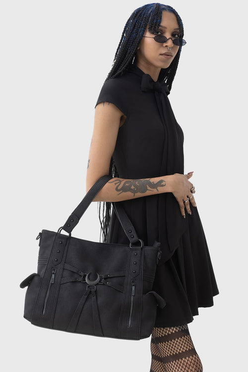 killstar Over The Moon Bag Black