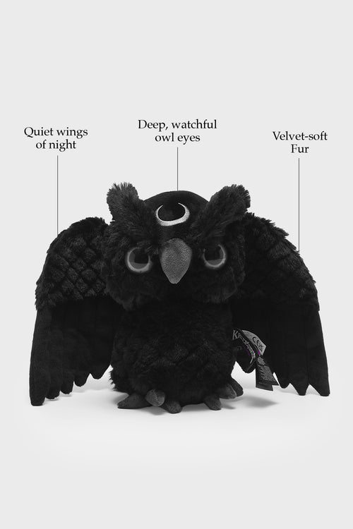 Killstar Owlman Plush Toy Black