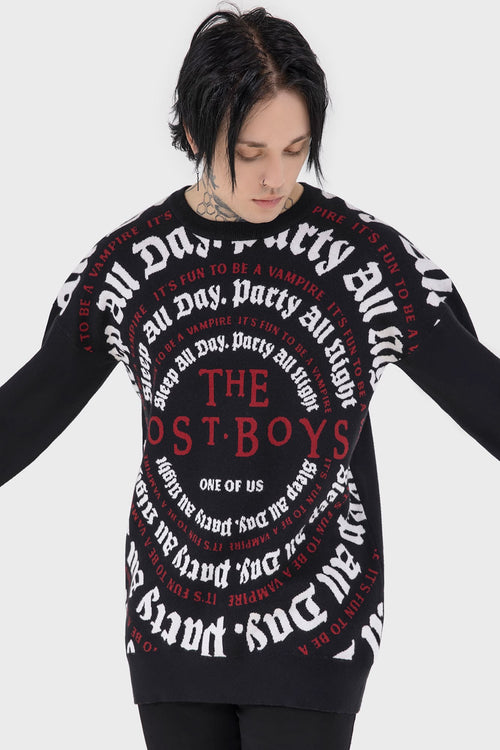 Killstar Party All Night Sweater Black