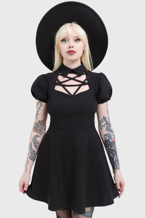 killstar Pentaphase Dress Black