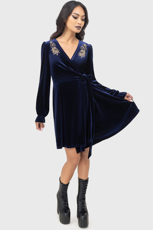 Killstar Periculum Dress Blue