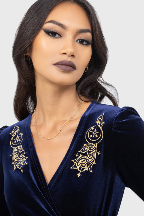 Killstar Periculum Dress Blue