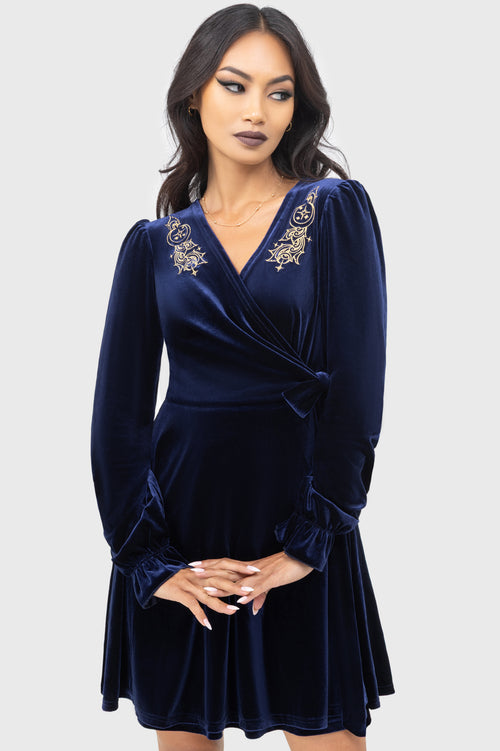 killstar Periculum Dress Blue