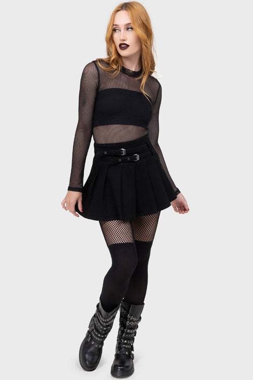 Killstar Planetary Party Mesh Top Black