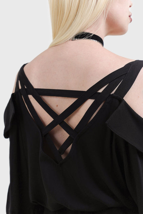 Killstar Poison Dart Dress Black